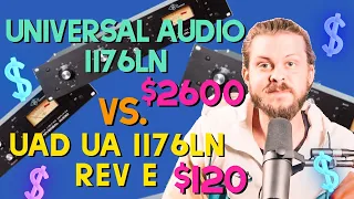 Universal Audio 1176LN VS. UAD UA 1176ln REV E