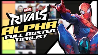 EARLY ALPHA TIERLIST 🏆📝 | 19 Characters Ranked | Marvel Rivals