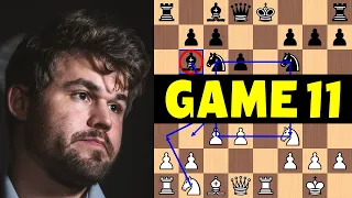 Nepomniachtchi vs Carlsen | Game 11 - 2021 FIDE World Chess Championship