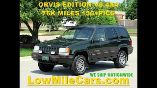 Walk around a 1995 Jeep Grand Cherokee Orvis Edition 76k miles