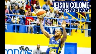 Jeison colome 27pts 03rbt 03ast Highlight SPB Equipo Marinos de Anzoátegui⚓