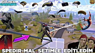 YENİ SPEDIR-MAL SETİMLE MONTAJLADIM 😯 %99.9 GÜLMEK GARANTİ 😂 PUBG MOBİLE KOMİK MONTAJ