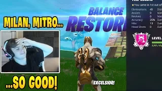 MONGRAAL, Milan & Mitro Trying so hard to be THANOS | Fortnite Relax