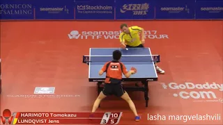 Harimoto Tomokazu vs Jens Lundqvist (Swedish Open 2017)