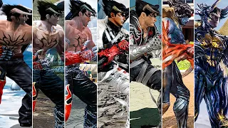 Evolution of Devil Jin + Angel Form in Tekken Games (1997 - 2024 | PS1 - PS5)