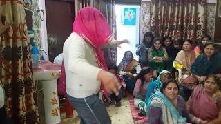 desi dance on dholak (Indian folk dance )