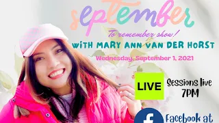Happy September with Mary Ann Van Der Horst 1/9/2021