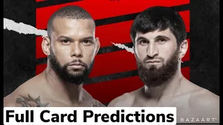 UFC Fight Night: Santos vs. Ankalaev Full card Predictions !!!!!!! #UFCVegas50