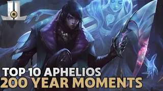 Top 10 Aphelios Bull$@*% 200 Year Moments | 2021 LoL esports