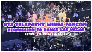 220416 Telepathy + Wings Carts Fancam BTS PTD Permission to Dance On Stage Las Vegas Concert Live