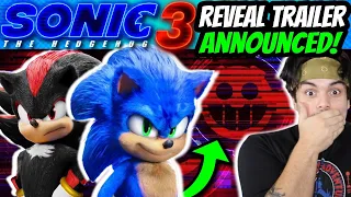 New Sonic Movie 3 Reveal Trailer Officially Announced & Jim Carrey Returning As Dr. Eggman!