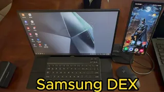 How I use Samsung DEX with the Samsung Galaxy S24 Ultra