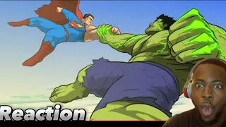 HULK VS SUPERMAN GOD TIER FIGHT (full fight) @vidIQ #animation
