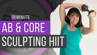 30 Minute Dumbbell AB & Core Sculpting HIIT Workout for Women