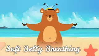 Mindfulness Meditation for Children | SOFT BELLY BREATHING | Guided Meditation for Kids