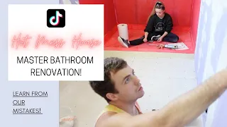 MASTER BATHROOM RENOVATION PART 1 (0F 2) | HOT MESS HOUSE RENOVATION! | DIY BATHROOM MAKEOVER