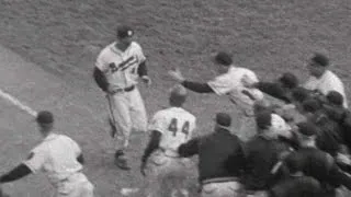 WS1957 Gm4: Mathews hits a walk-off homer for Braves