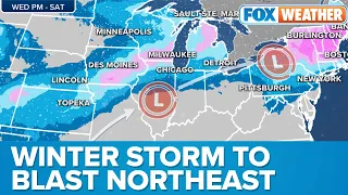 Powerful Winter Storm To Blast Multiple States With Snow, Ice from Midwest To Northeast
