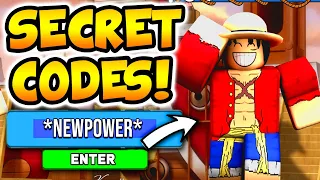 NEW SECRET CODES in A ONE PIECE GAME ! Roblox A One Piece Game Codes !