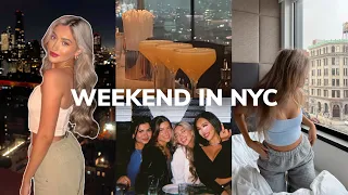 WEEKEND IN NYC: new friends, crashing guys night, getting my hair done & shopping in soho!!✨