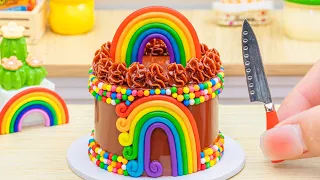 Yummy Chocolate Cake | Rainbow Miniature Chocolate Cake Decorating | How To Make Miniature Cakes