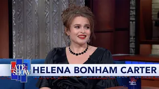 Helena Bonham Carter Spills The Tea To Stephen Colbert