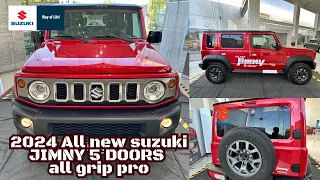 THE ALL NEW 2024 JIMNY 5-DOOR ALL GRIP PRO | SIZZLING RED METALLIC