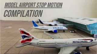 [4K] - Model Airport Stop Motion | Airport Action Compilation