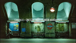 Cinestill 800T in London | Canon A1 Film Photography Walk