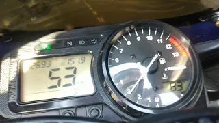 Honda 954 RR. Speed.   19.09.21. Прохват по трассе.