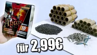 16 EFFEKTE & Papphülsen, 30g LIFTPULVER + Zündschnüre FÜR 2,99€ [HD]