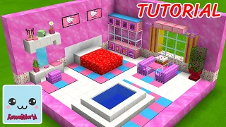 Kawaii World - Decorate a CUTE PINK BEDROOM with JACUZZI