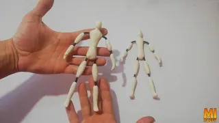 Como hacer esqueleto articulado para figuras de acción artesanales !!PORCELANA FRIA Y MULTIALAMBRE!!