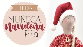 Tilda Christmas Doll - "Dia" from Tilda Friends - Step by Step with Free Patterns