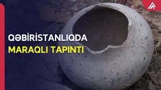 Qubada dəfn məqsədilə qazıntı aparılan zaman keramika nümunələri tapılıb – APA TV