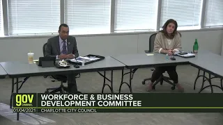 Workforce & Business Development committee meeting - January 4, 2021