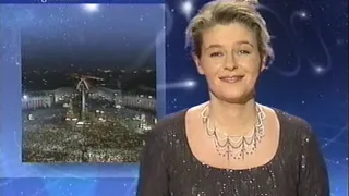 Tagesschau Millenniums-Ausgabe, 1.1.2000 0:59 Uhr