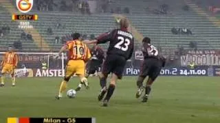 3/10 AC Milan - Galatasaray SK, 2nd Cl Group Stage, 1st Half