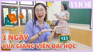 VyJob Gặp Chị Gái Tiến Sĩ của mình| Một ngày của Giảng viên Đại học