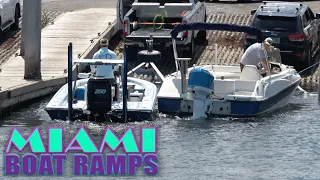 These Boats Collide!! | Miami Boat Ramps | Boynton Beach
