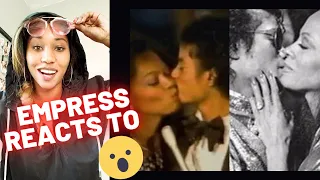 MICHAEL JACKSON DIANA ROSS REACTION (WOW THEY WERE A COUPLE?!?) | EMPRESS REACTS TO THE 80s