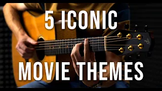 5 ICONIC Movie Themes! - Instrumental Guitar