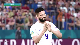 PES 2021 UEFA Euro 2020 Portugal vs France 2-0 Gameplay 4K 60FPS