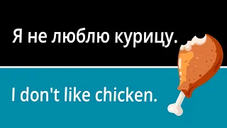 100 Russian phrases for beginners - Food