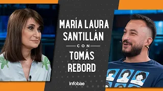 Tomás Rebord con María Laura Santillán: “En la interna entre Conan y Macri soy conanista”