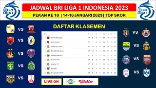 Jadwal Liga 1 2023 Pekan 18 - PERSIB vs BHAYANGKARA FC - Klasemen BRI Liga 1 Terbaru