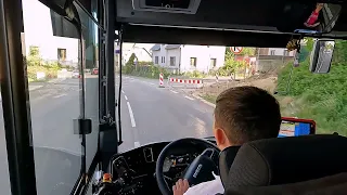 Водитель автобуса в Чехии / Řidič autobusu / Chrastava - Liberec / 4K