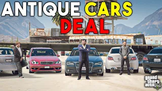 ANTIQUE CARS DEAL DONE | MONEY RECOVERY START | GTA 5 | Real Life Mods #367 | URDU |