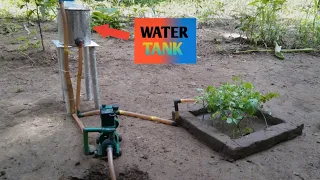 Diy How To Make Mini Water Tank Mini Diese Engine Water Pump At 20$