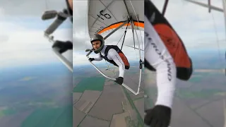 Под облаками полёт на дельтаплане #hanggliding